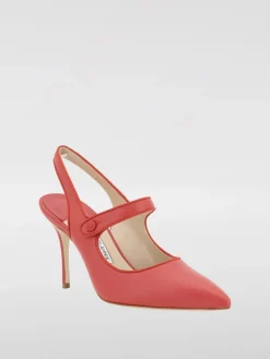 Slingback Campari Manolo Blahnik in nappa