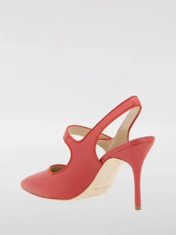 Slingback Campari Manolo Blahnik in nappa