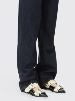 Slingback Ganni in vernice