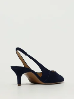 Slingback Lauren Ralph Lauren in camoscio