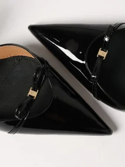 Slingback Mini Bow Ferragamo in vernice