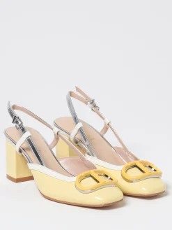 Slingback Oval T Twinset in vernice