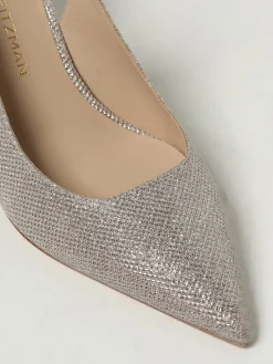 Slingback Power Stuart Weitzman in tessuto lamè