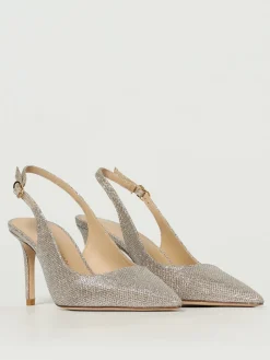 Slingback Power Stuart Weitzman in tessuto laminato