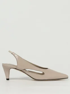 Slingback Runa Fossil by Far in pelle