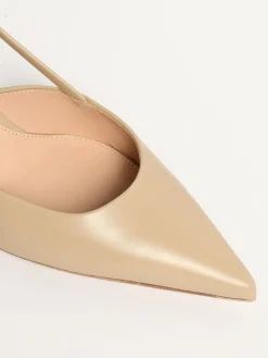 Slingback Santoni in pelle