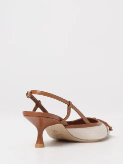 Slingback Stuart Weitzman in canvas e nappa