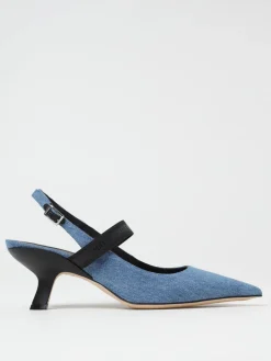 Slingback Vic Matiè in denim di cotone