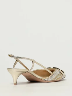 Slingback VLogo Signature Valentino Garavan in pelle laminata
