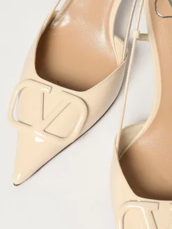 Slingback VLogo Signature Valentino Garavani in vernice