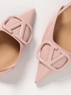 Slingback VLogo Signature Valentino Garavani in vernice