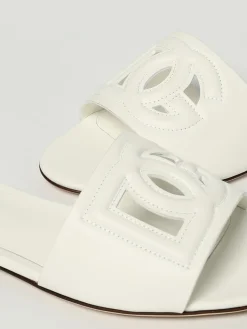 Slippers DG Dolce & Gabbana in pelle