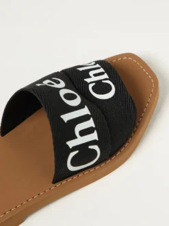 Slippers Woody Chloé in canvas