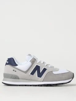 Sneakers 574 New Balance in camoscio e mesh