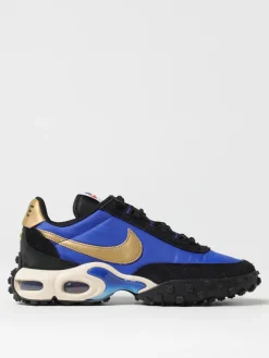 Sneakers Air Max Waffle Nike in camoscio e nylon