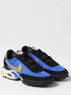 Sneakers Air Max Waffle Nike in camoscio e nylon