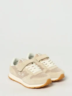Sneakers Ally SUN68 in camoscio e nylon