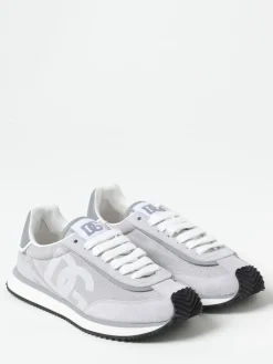 Sneakers Aria Dolce & Gabbana in camoscio e mesh