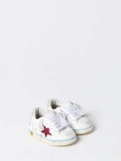Sneakers Ball Star Golden Goose in pelle used e glitter