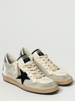 Sneakers Ballstar Golden Goose in pelle e mesh used
