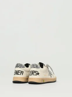 Sneakers Ballstar Golden Goose in pelle e glitter used