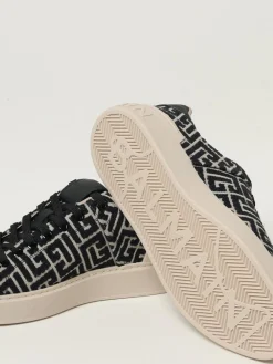 Sneakers B-Court Balmain in canvas jacquard