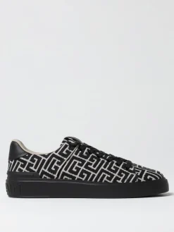 Sneakers B-Court Balmain in jacquard monogram