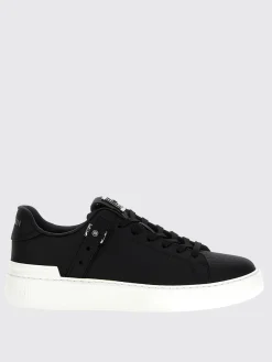 Sneakers B-Court B-Buzz Balmain in pelle goffrata