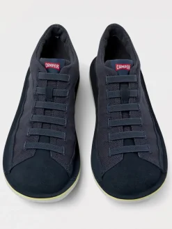 Sneakers Beetle Camper in cotone riciclato e nabuk