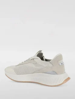 Sneakers Boss in maglia e camoscio