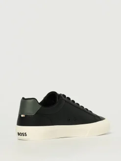 Sneakers Boss in pelle sintetica a grana