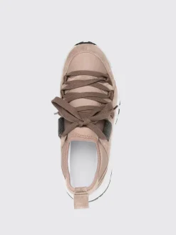Sneakers Brunello Cucinelli in camoscio e raso