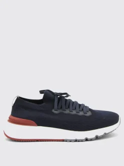 Sneakers Brunello Cucinelli in maglia stretch di cotone