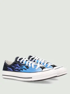 Sneakers Chuck 70 Converse in canvas di cotone stampa flame