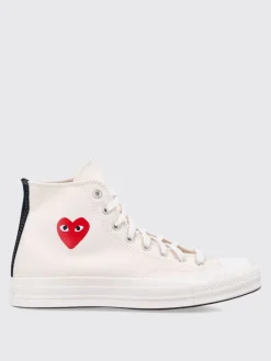 Sneakers Comme Des Garçons Play x Converse in canvas di cotone
