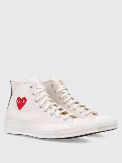 Sneakers Comme Des Garçons Play x Converse in canvas di cotone