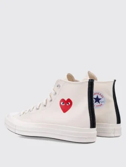 Sneakers Comme Des Garçons Play x Converse in canvas di cotone