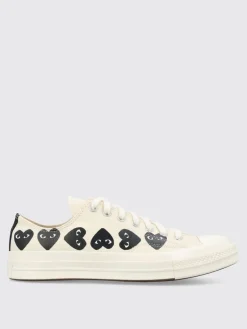 Sneakers Comme Des Garçons Play x Converse in canvas di cotone