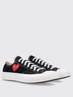 Sneakers Comme Des Garçons x Converse in canvas di cotone