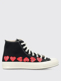 Sneakers Comme Des Garçons Play x Converse in canvas di cotone