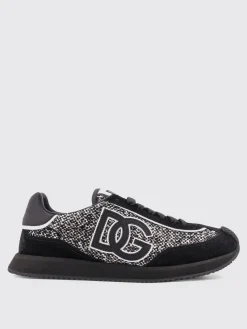 Sneakers Cushion Dolce & Gabbana in tweed e camoscio