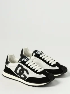 Sneakers Cushion Dolce & Gabbana in camoscio e mesh