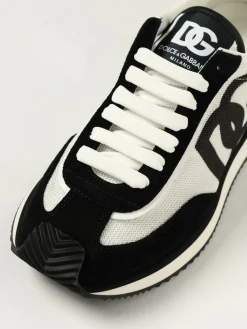 Sneakers Cushion Dolce & Gabbana in camoscio e mesh