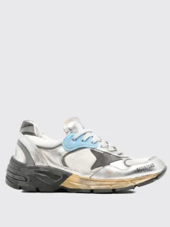 Sneakers Dad Star Golden Goose in pelle laminata e mesh used