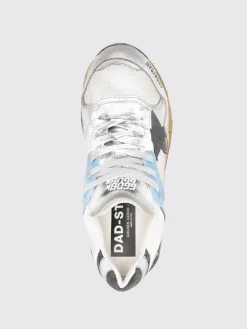 Sneakers Dad Star Golden Goose in pelle laminata e mesh used