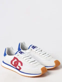 Sneakers DG Cushion Dolce & Gabbana in camoscio e mesh