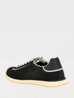 Sneakers DG Cushion Dolce & Gabbana in camoscio e tessuto traforato