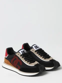 Sneakers DG Cushion Dolce & Gabbana in camoscio e mesh