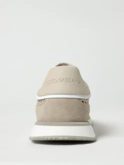 Sneakers DG Cushion Dolce & Gabbana in camoscio e tessuto traforato