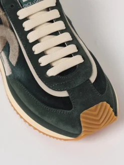 Sneakers DG Cushion Dolce & Gabbana in camoscio e velluto